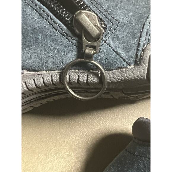 Skechers 49590 Bikers Zappiest Boot Women's size 9.5 Navy Suede Memory Foam - Picture 10 of 14